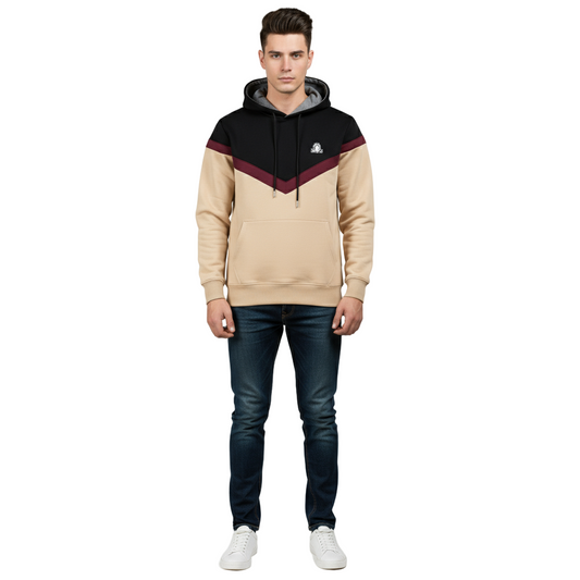 Premium Fleece Pullover Hoodie with Kangaroo Pocket | Stylish Casual Winter Wear for Men | Living Essentials Pakistan