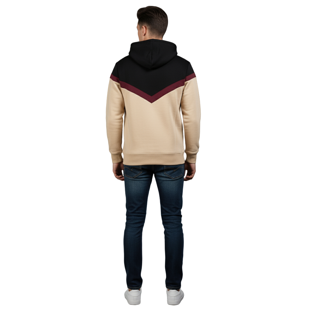 Premium Fleece Pullover Hoodie with Kangaroo Pocket | Stylish Casual Winter Wear for Men | Living Essentials Pakistan