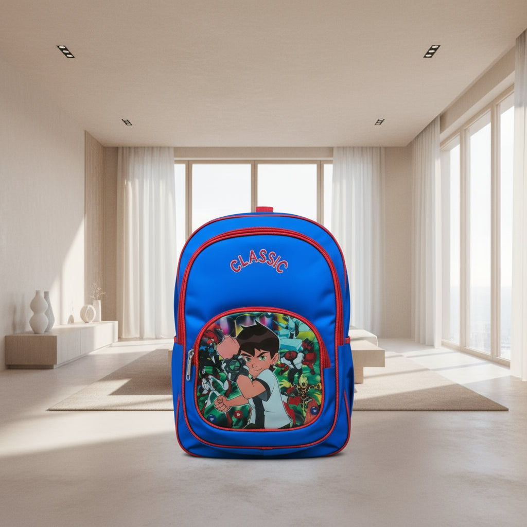 Adventure Ready: The Ben 10 Classic Blue School Backpack